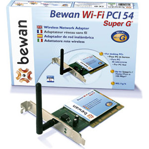 photo  Carte Wi-Fi PCI 54 Super G