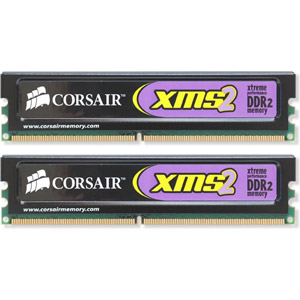 photo  TWINX 2x1024Mo DDR2 PC2-6400 C5
