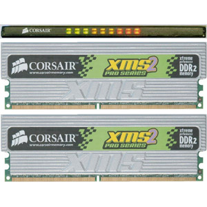 photo  TWINX 2x1024Mo DDR2 PC2-6400 C5 PRO