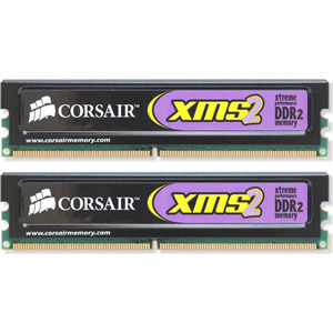 photo  TWINX XMS2 DHX 2x2048Mo PC2-6400 Cas 4