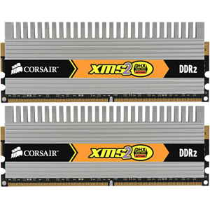 photo  TWINX XMS2 DHX 2x2048Mo PC2-8500 Cas 5