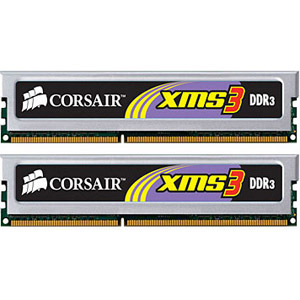photo  TWINX XMS3 DHX 2x2048Mo PC3-12800 Cas 9