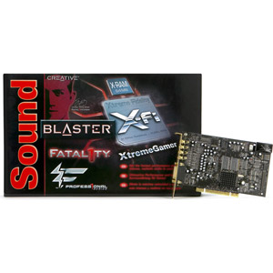 photo  Sound Blaster X-Fi XtremeGamer Fatal1ty Pro Series