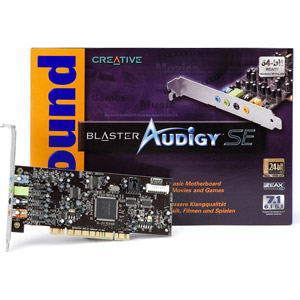 photo  Sound Blaster Audigy SE