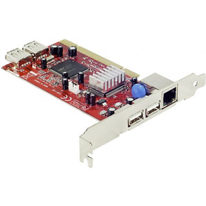 photo  Gigabit PCI + USB 2.0