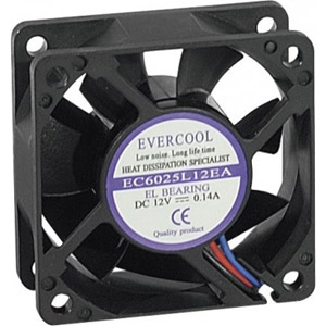 photo  Ventilateur lubrifié 60x60x25 mm