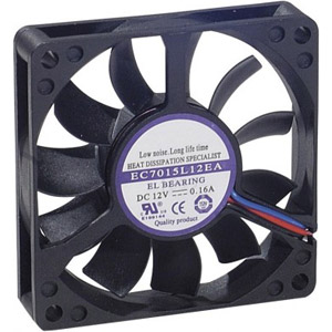 photo  Ventilateur lubrifié 70x70x17 mm