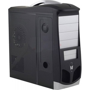 photo  Moyen Tour Gris/Noir ATX 400W