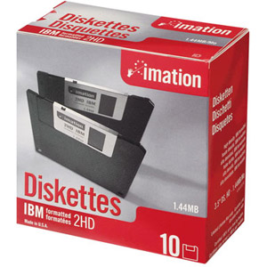 photo  Pack de 10 disquettes 3.5  1.44 Mo