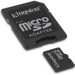 photo  Micro SD 2 Go + adaptateur SD