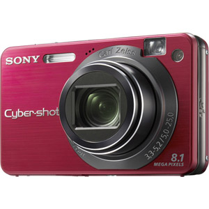 photo  CYBERT-SHOT DSC-W150 Rouge