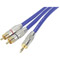Photos  Blister Cordon Jack 3.5 mm Male/2RCA Male -1,80 m