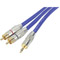 Photos  Cordon HQ Pro Jack 3.5mm sur 2xRCA M - 1,8 m