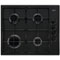 Photos Table De Cuisson Gaz 60 cm 4 Feux 8000w Noir