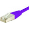 Photos Cordon RJ45 S/FTP CAT 6 Violet - 0,30m