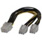 Photos Doubleur d'alimentation PCI Express 6 pins - 15cm