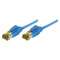 Photos RJ45(CAT6A) sur CAT7 S/FTP LSOH SNG 0.5m / Bleu