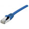 Photos Cordon RJ45 CAT 6A S/FTP bleu certifié GRS - 0,5 m