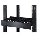 Gestionnaire de câbles horizontal - 1Ux4p