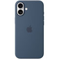 Coque silicone MagSafe pour iPhone 16 Plus - Denim