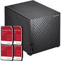 DRIVESTOR 4 + 4 x WD Red Plus 8To