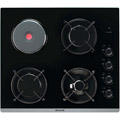 Table De Cuisson Mixte 51cm 4 Feux Noir