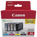PGI-1500XL Multipack - N, C, M, J / 1020 pages