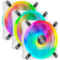 PWM 120 mm iCUE QL120 RGB Blanc (Pack de 3)