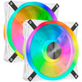 PWM 140 mm iCUE QL140 RGB Blanc (Pack de 2)