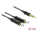 Adaptateur jack 3,5 mm vers 2 x jack femelles