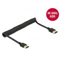 Câble HDMI spiralé 4K 60 Hz
