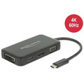 Adaptateur multiport USB-C vers VGA/HDMI/DVI/DP