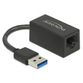 Adaptateur USB Type-A à Gigabit LAN compact noir