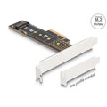 Carte PCIe x4 vers NVMe M.2 110 mm - profil bas
