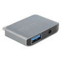 Adaptateur audio USB-C vers jack 3.5 mm + USB-A
