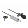 Microphone USB suspendu en lavallière