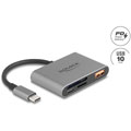 Lecteur USB-C™ 10 Gbps SD + MicroSD + USB-A + PD