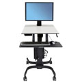 WorkFit-C Single HD Sit-Stand Workstation