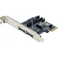 Carte PCI Express 2 SATA-300 + 2 eSATA