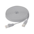 Cordon RJ45 plat CAT6 U/FTP Snagless 20m / Gris