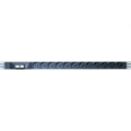 Multiprise rackable 19'' verticale 12p + disjonct.
