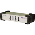 KVM VGA PS/2 USB 4 ports + Cables