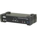 KVMP MST DP 4K 2 ports USB 3.0 (câbles inclus)