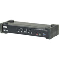KVMP MST DP 4K 4 ports USB 3.0 (câbles inclus)