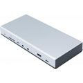 USB-C double écran HDMI DVI Hub USB-A + USB-C