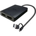 USB-A/USB-C Dual 4K/60 Hz DisplayPort