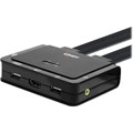 KVM 2 Ports HDMI 4K, USB-C, USB 2.0 & Audio