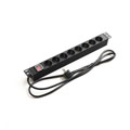 Barre d’alimentation (8x FR SCHUKO) + interrupteur