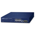 8-Port GbE + 2-Port 100/1000X SFP Managed Switch