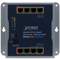 Industrial 8-Port GbE Wall-mounted Gigabit PoE+